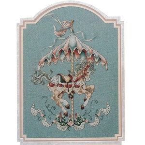 Carousel Vintage Cross Stitch Pattern to download - PDF file