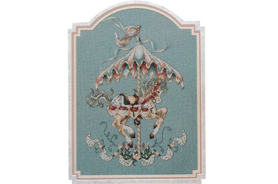 Carousel Vintage Cross Stitch Pattern to download - PDF file