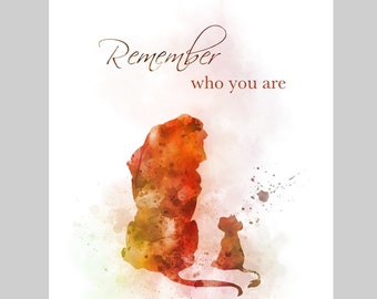 wall art Hakuna Matata print quote poster gift picture disney Lion King