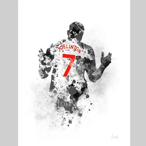Joelinton ART PRINT Newcastle United, Football, Sport, Gift Idea, Wall Art, Home Decor, Boys Girls Bedroom