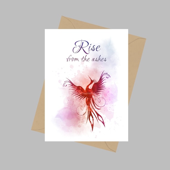 Phoenix Rising | Greeting Card Phoenix Rising | Greeting Card