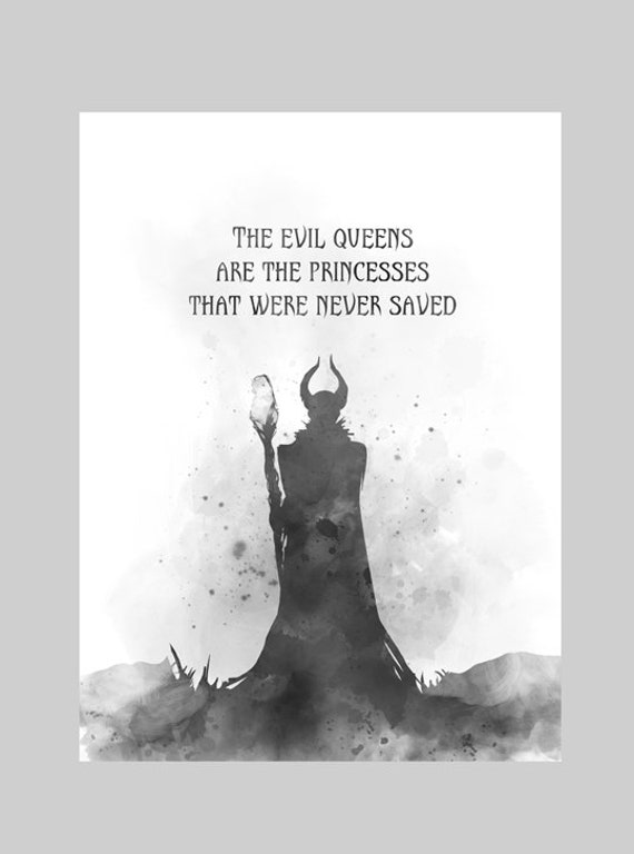 Maleficent Quotes Sleeping Beauty Maleficent Quote Art Print Sleeping Beauty Queen Princess | Etsy Singapore
