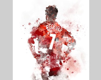 David Beckham affiches et impressions par Raminem