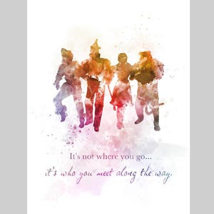 Wizard of Oz Quote ART PRINT Gift, Nursery, Wall Art, Home Decor