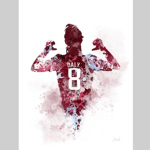Rachel Daly ART PRINT Aston Villa, Football, Sport, Gift, Lionesses, Wall Art, Home Decor