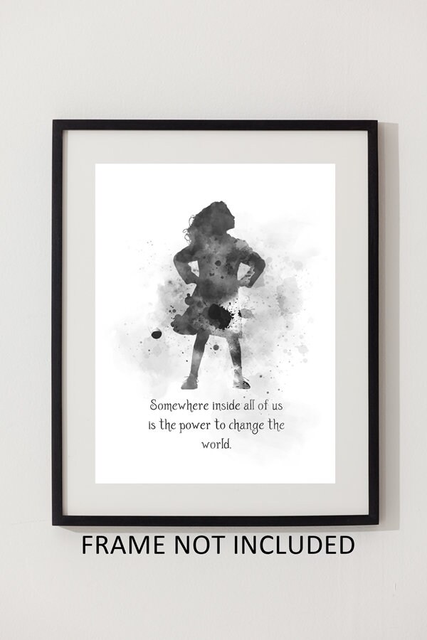 matilda quote art print roald dahl nursery inspirational
