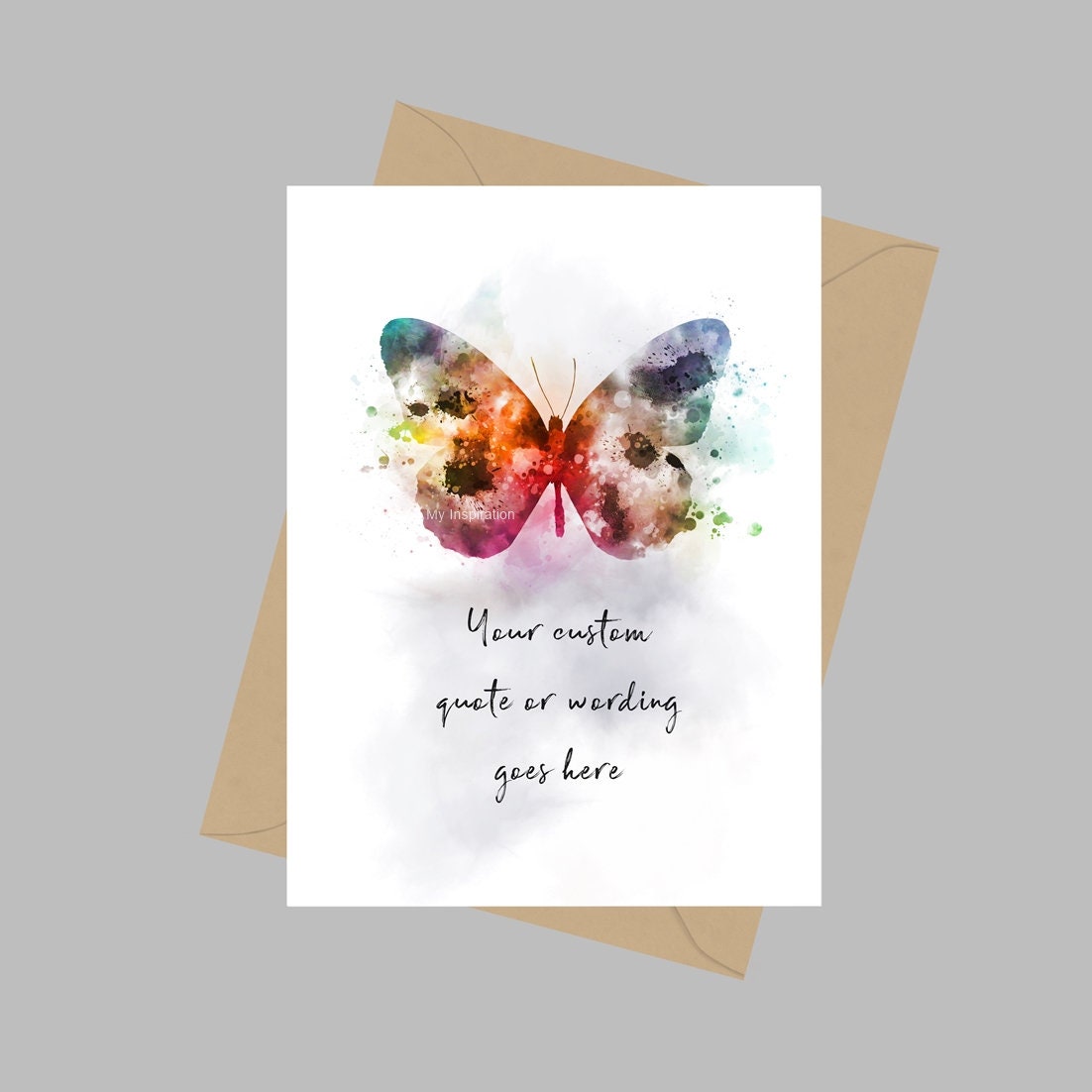 UK Greetings Glückwunschkarte Für Mädchen – Süßes Schmetterlings-Design Mit Glitzer, 21x11 Cm | Für Babyparty & Neugeborene