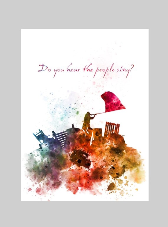 Les Miserables Art Print Do You Hear The People Sing Etsy Les Miserables Art Print Do You Hear The People Sing Etsy
