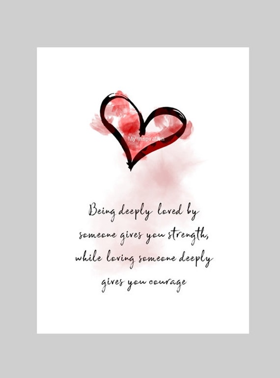 Heart Touching True Love Quotes - Romantic Quote Wall Art Di - Inspire  Uplift