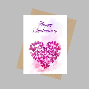 Happy Anniversary, A5 Greeting Card