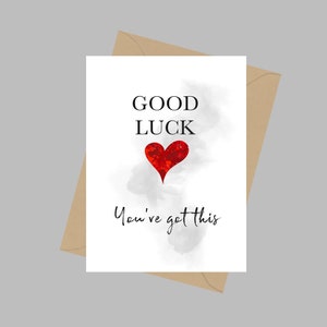 Good Luck, A5 Greeting Card, You&#39;ve got this, Well Done, You can do it, New Adventure, New Job, Promotion, Gift Ideas
