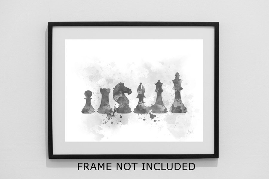 Chess Gift Game Art Prints Decor – Chess House