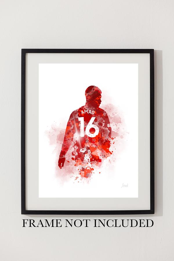 Manchester United 直筆限定アートプリント 1995年 Manchester United
