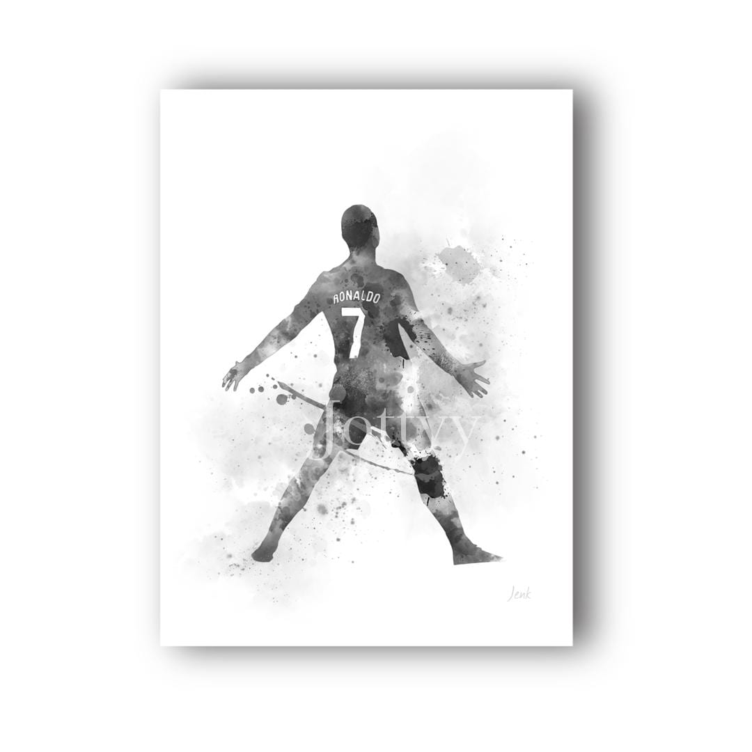 クリスティアーノ・ロナウド アートプリント サッカー、スポーツ