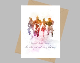 Wizard of Oz Quote, A5 Greeting Card, Gift, Inspirational