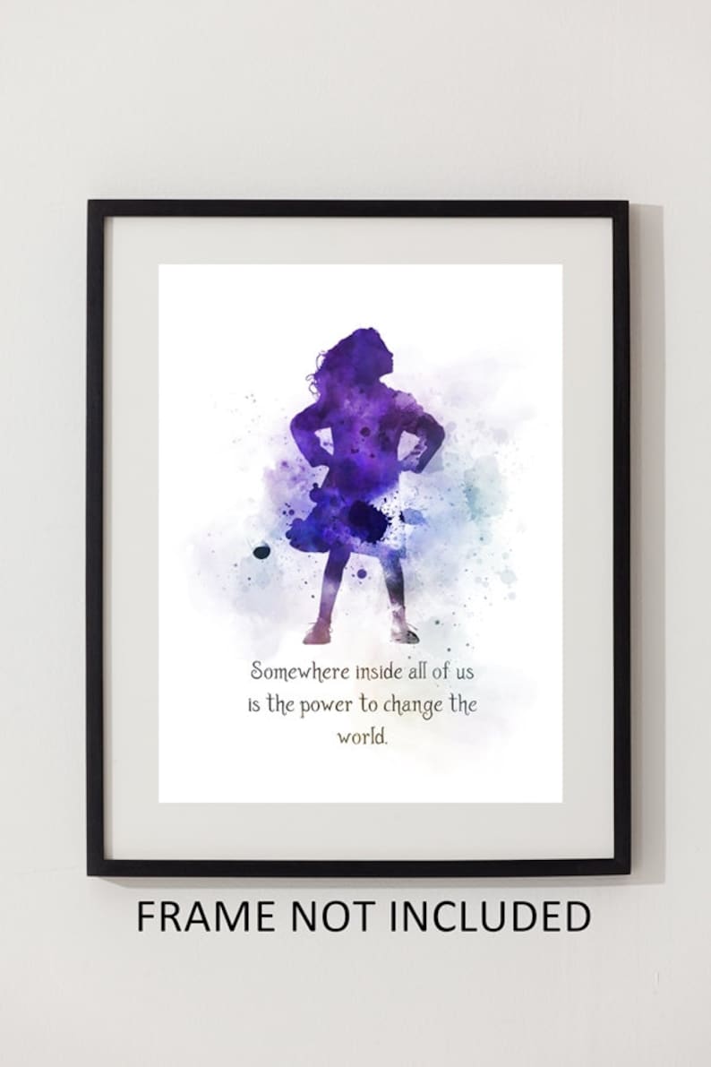 Matilda Quote ART PRINT Roald Dahl Nursery Inspirational | Etsy