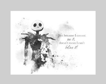 Nightmare Before Christmas Jack Quotes Skellington Quotes | Etsy Singapore