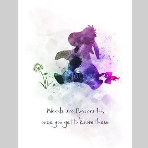 Winnie Puuh Zitat KUNSTDRUCK Winnie Puuh, Kinderzimmer, Geschenk, Wandkunst, Hausdeko