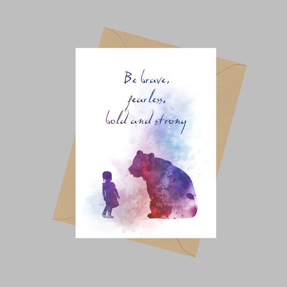 Strong, Brave, Fearless {Card} Strong, Brave, Fearless {Card}