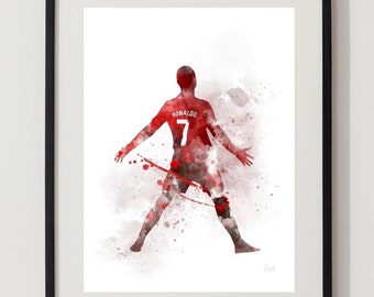 クリスティアーノ・ロナウド アートプリント マンチェスター