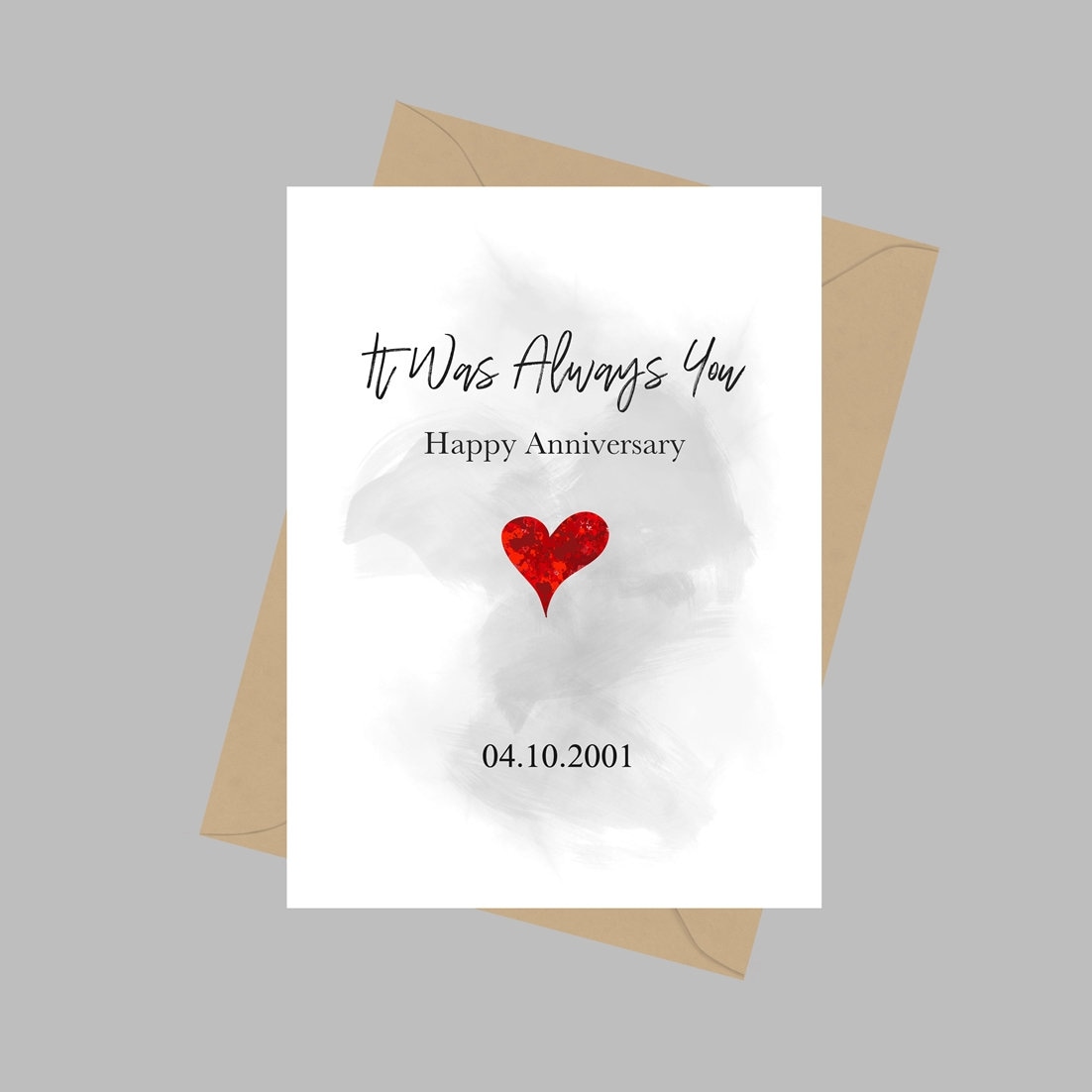Divertente Biglietto Di Anniversario Con Scritta I Met Liked Love