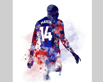 Jean-Philippe Mateta ART PRINT Crystal Palace Football Bedroom Office Gift Idea