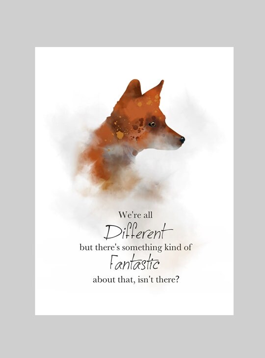 Fantastic Mr Fox Quotes Fantastische Mr Fox Zitat Kunstdruck Roald Dahl Kindergarten | Etsy  Österreich