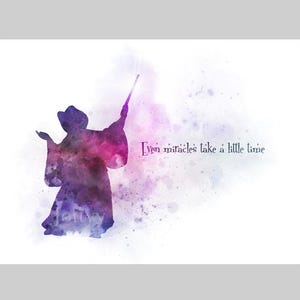 The Fairy Godmother Quote ART PRINT Cinderella, Nursery, Gift, Wall Art, Home Decor