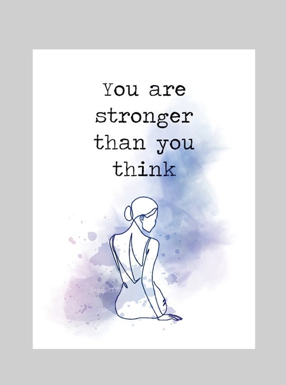 Wall Art Print | You are stronger than you know | Europosters