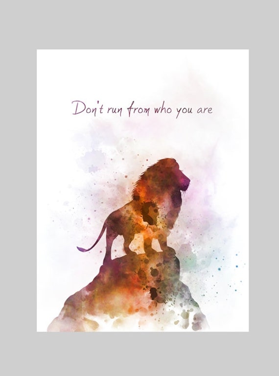 Aslan Quote Art Print Narnia Lion Nursery Gift Wall Art Etsy