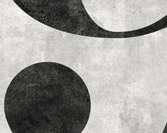 Classic #9 Art Print. Number Nine Distressed Classic Typeface