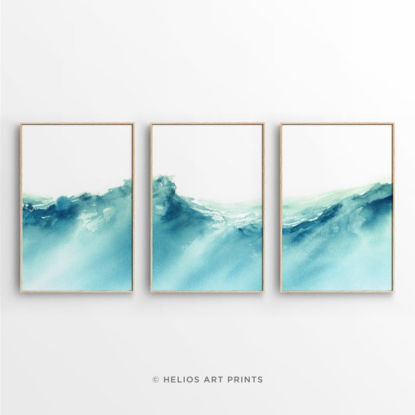 Turquoise Bathroom Wall Art - Etsy