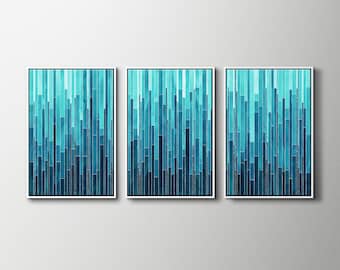 teal navy wall art etsy teal navy wall art