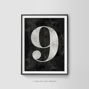 Vintage Number Nine - Etsy