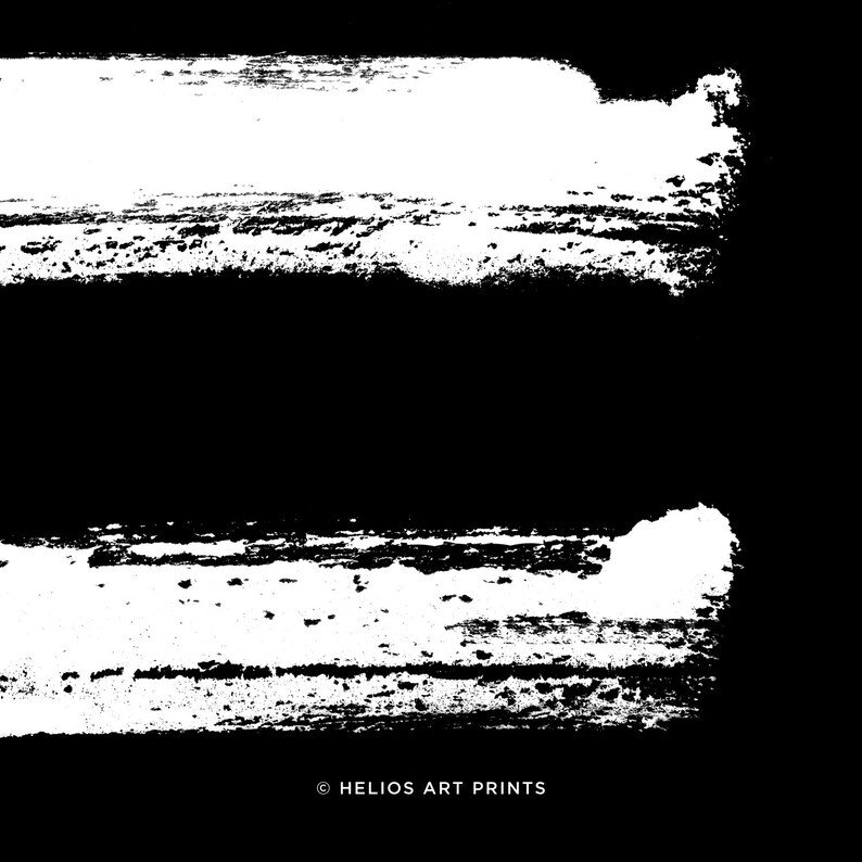 Equal Sign Minimalist Brushstroke Art Print. Modern Art White - Etsy UK