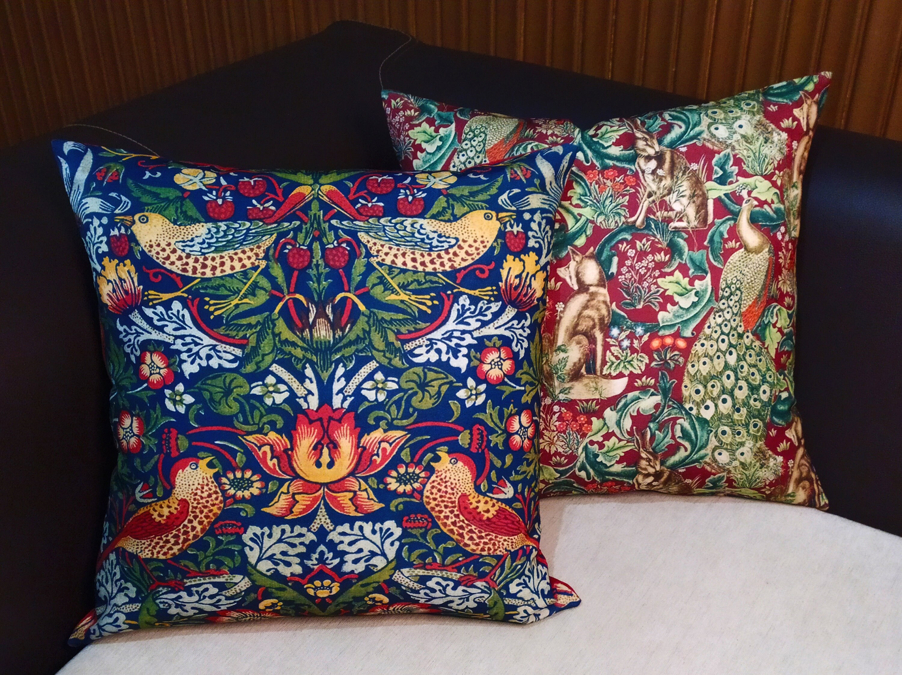 William Morris Cushion Cover Floral Pillow Case Vintage Etsy
