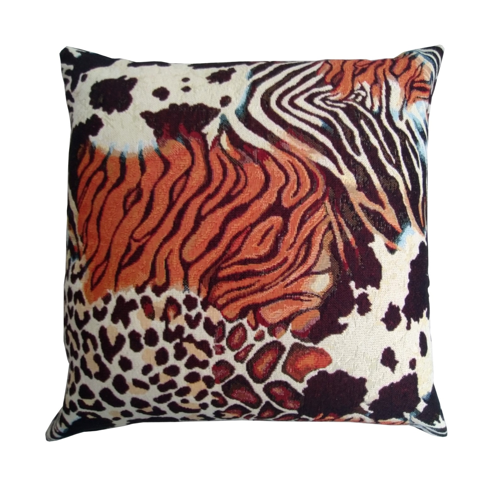 Lumbar Animal Print Modern Design Throw Pillow High Quality Etsy