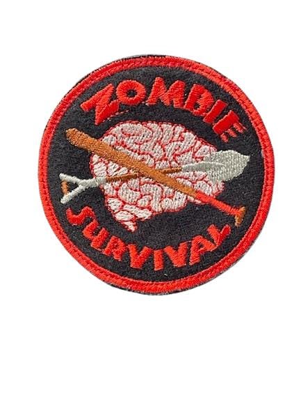 Zombie Patrol Patch – Embroidered Scout Uniform Patch – 2 in Round | Officially Licensed