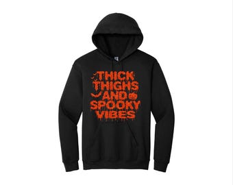 Womens Glitter Halloween Hoodie
