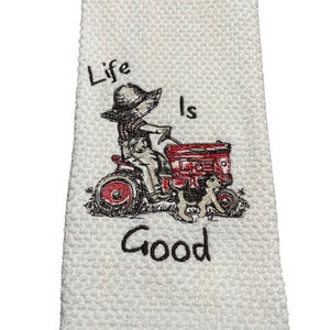 Country Boy Tractor Towel