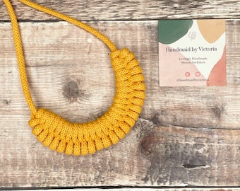 Buttercup Woven Necklace