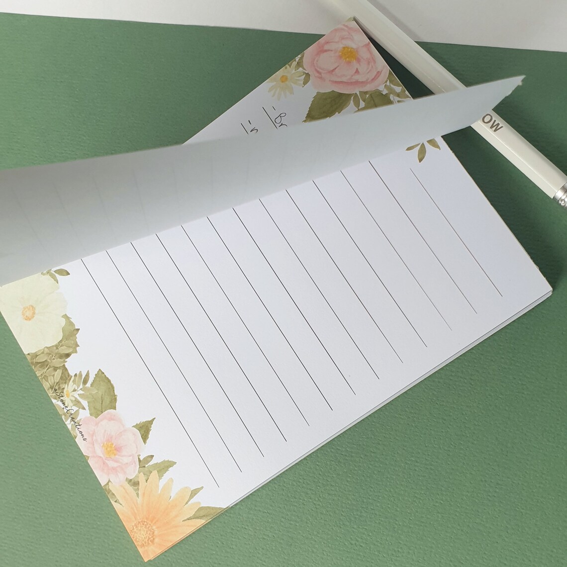 SECONDS A6 glued notepad. Desk pad memo pad tearaway Etsy