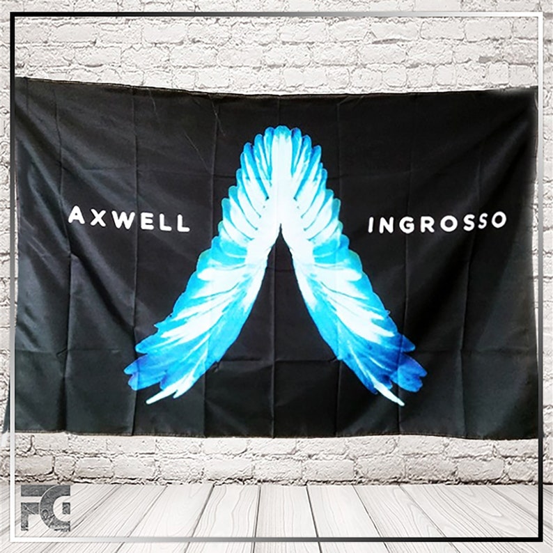 EDM Rave Flag Dj axwell λ ingrosso. DJ Festival flag. Etsy