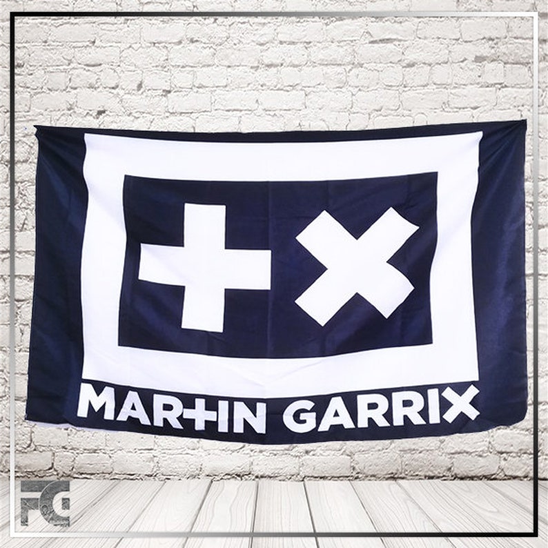 EDM Rave Flag martin garrix. DJ Festival flag. Tapestry5FT x Etsy