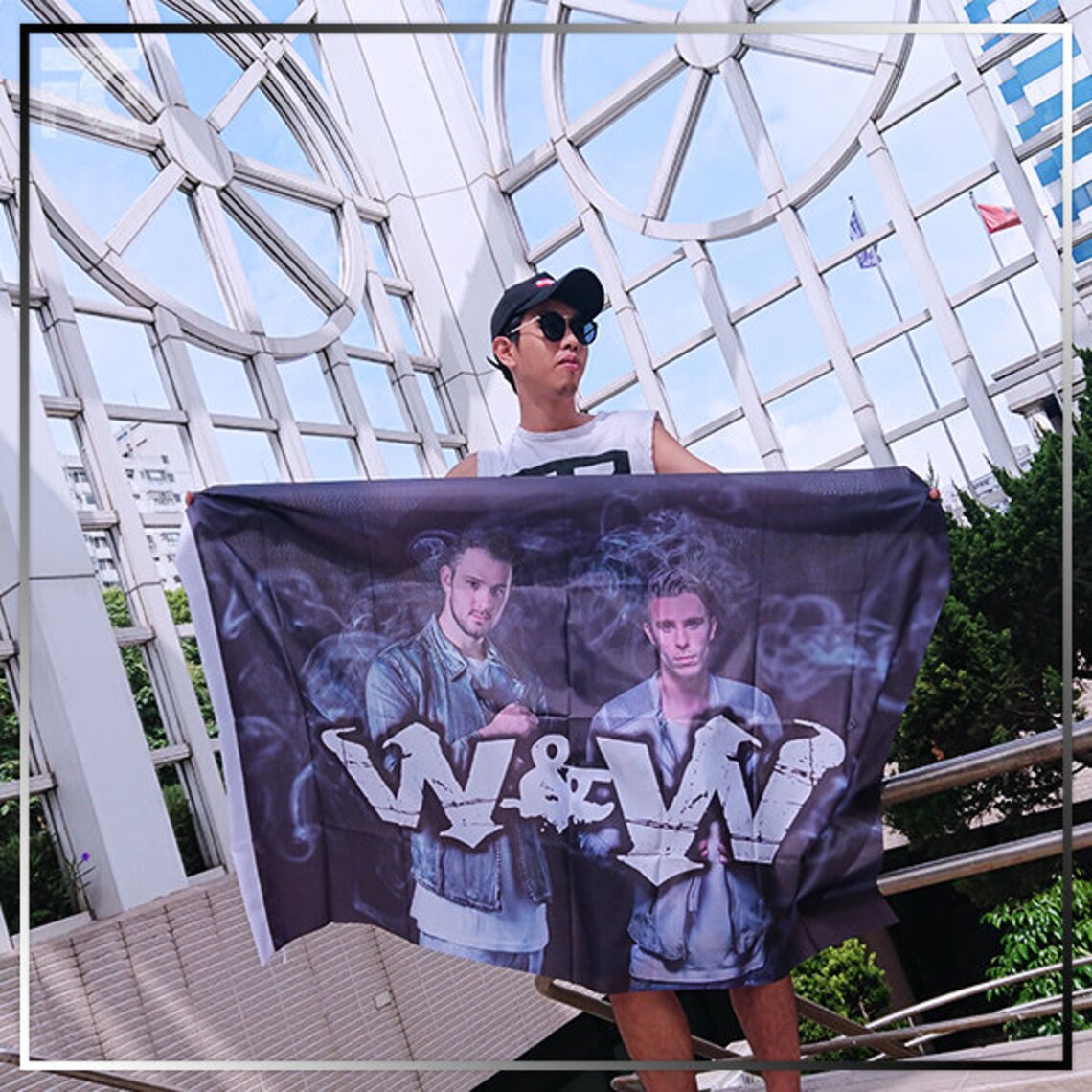 EDM Rave FlagW&W. DJ Festival flag. Tapestry 5FT x 3FT edm Etsy