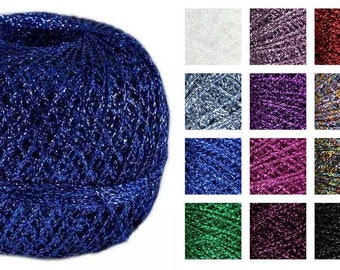 Brocade yarn,Metallic yarn,Lurex yarn,Lame yarn,Metallic thread,Sparkle yarn,Shine yarn,Crochet Glitter yarn,Knitting yarn