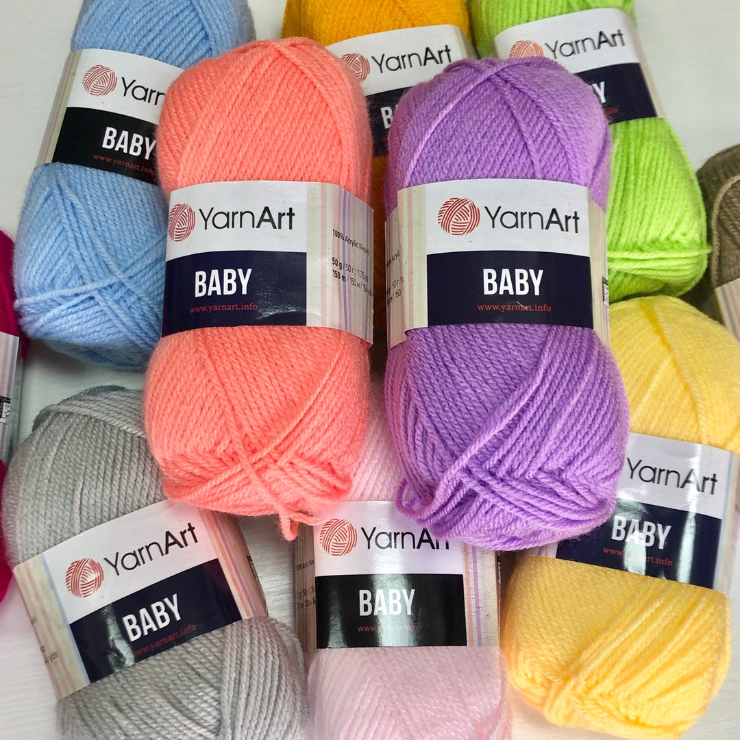 Yarnart Baby ,acrylic Yarn ,baby Yarn ,soft Baby Yarn ,baby Clothes Yarn , Baby Hats and Shoes