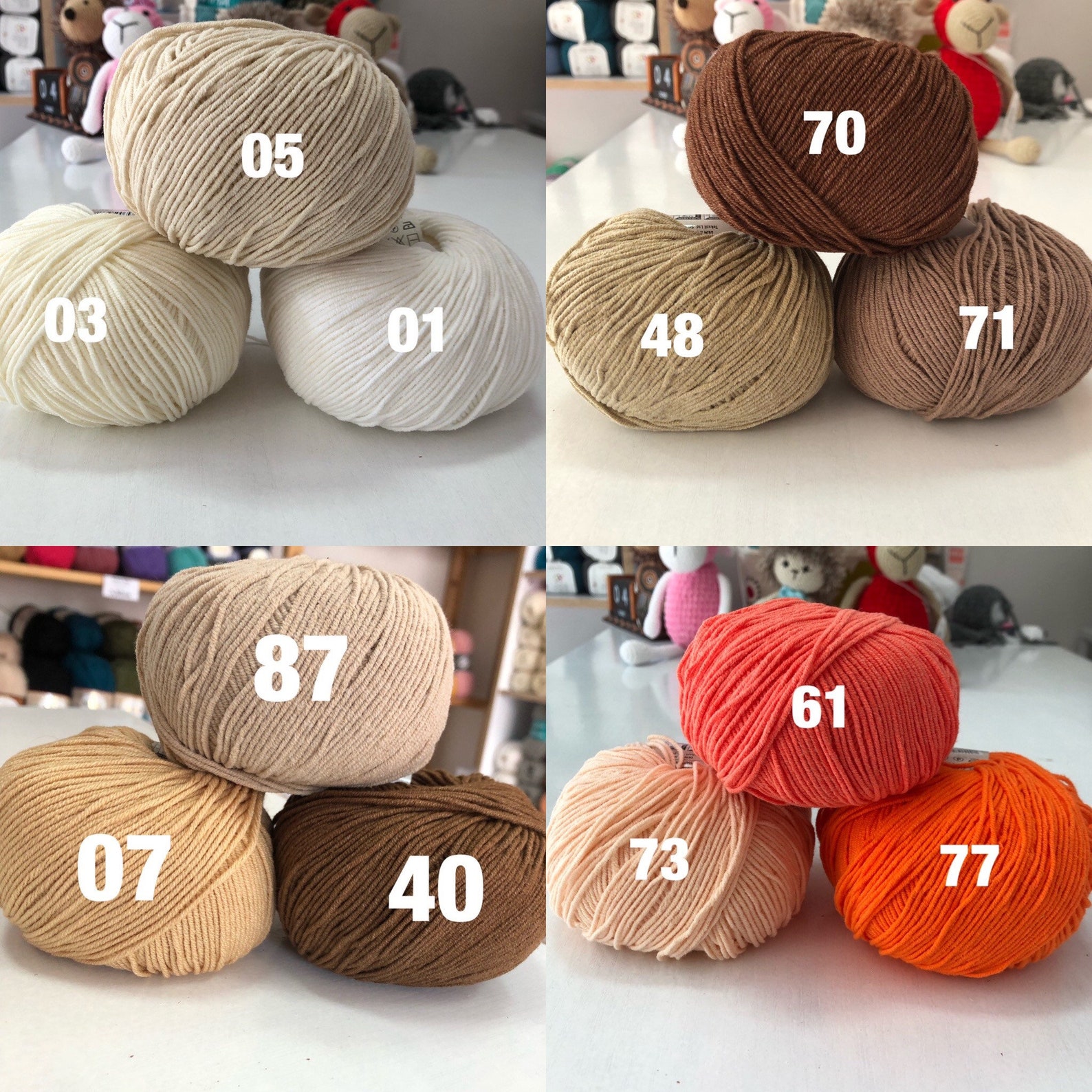 Yarn Art Jeans Sport Weight Yarn Hilo de Amigurumi Hilo de Etsy