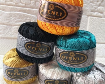 Viscose yarn, Summer silk  Lux Yarn, Knitting Crochet Yarn, Silk Classic Yarn, Silk yarn
