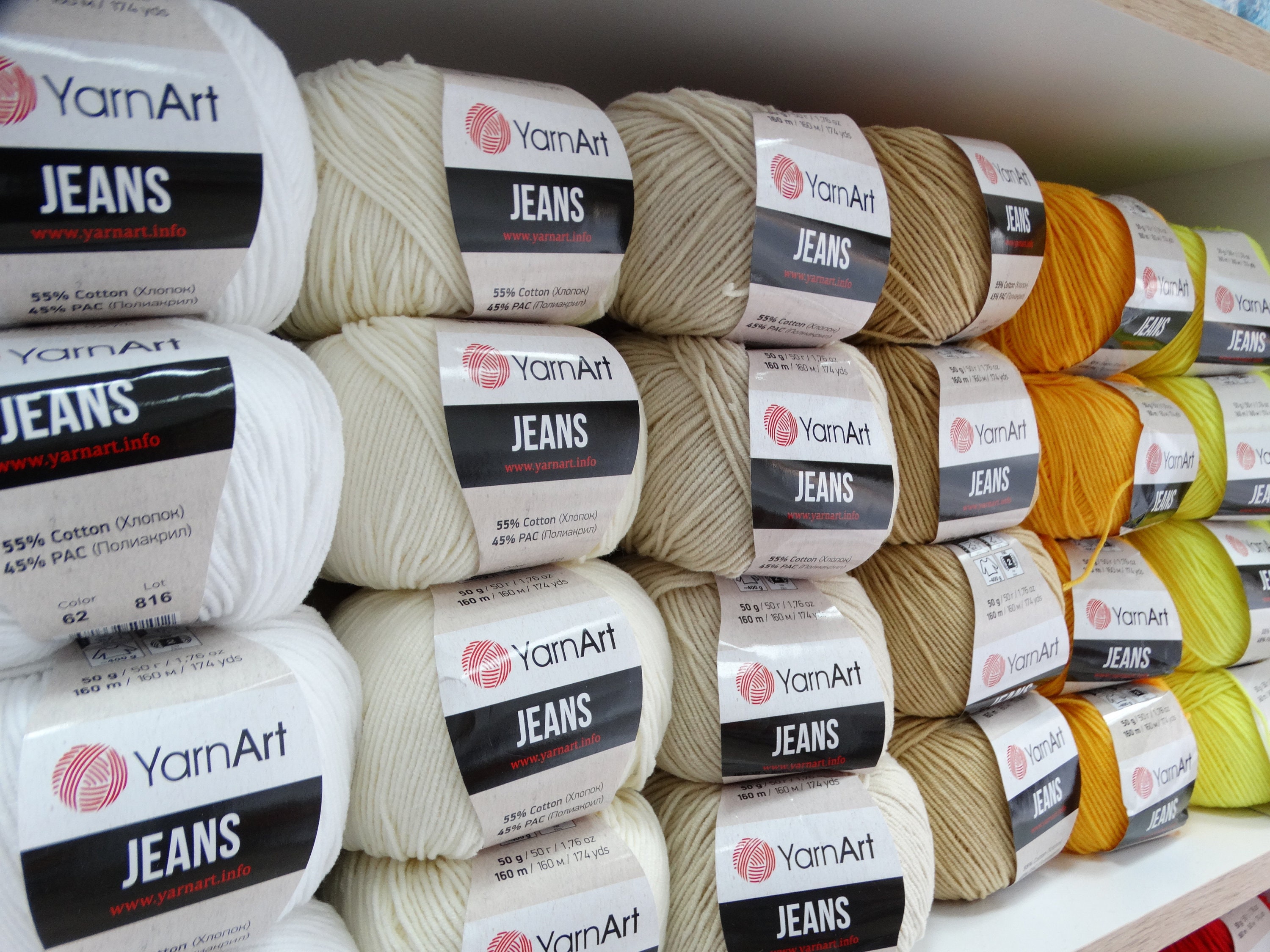 Yarn Art Jeans,sport Weight Yarn,amigurumi Yarn,baby Yarn, Toys Yarn
